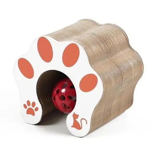 One-piece Cat Scratching Post, Accordion-style Folding Design