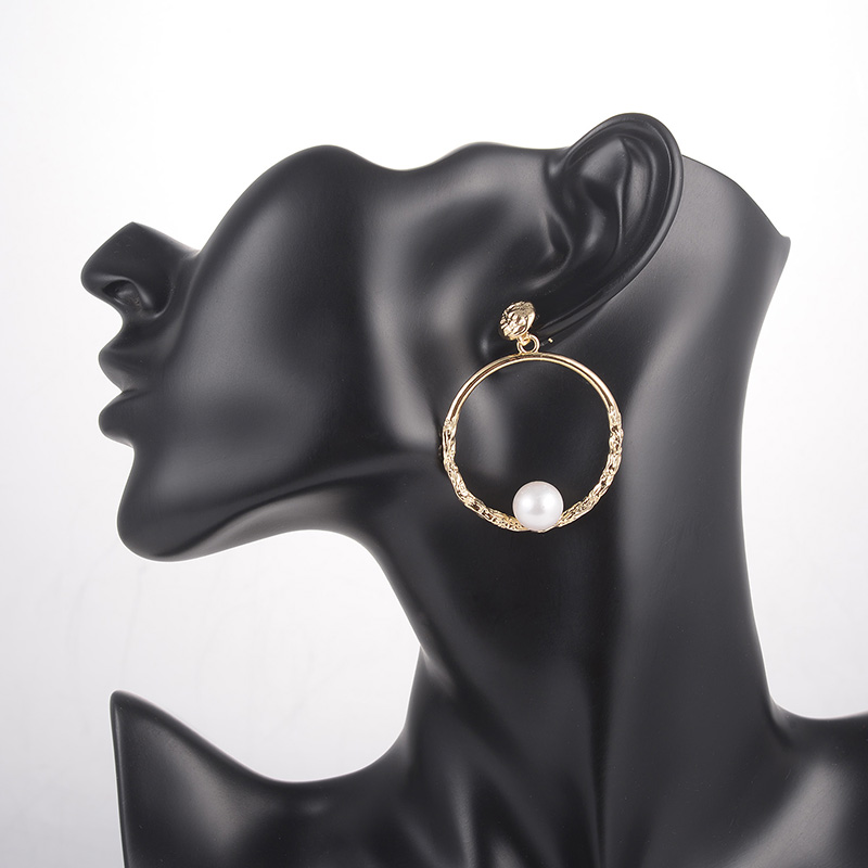 Metal Personality Sweet Trend Simple Irregular Earrings