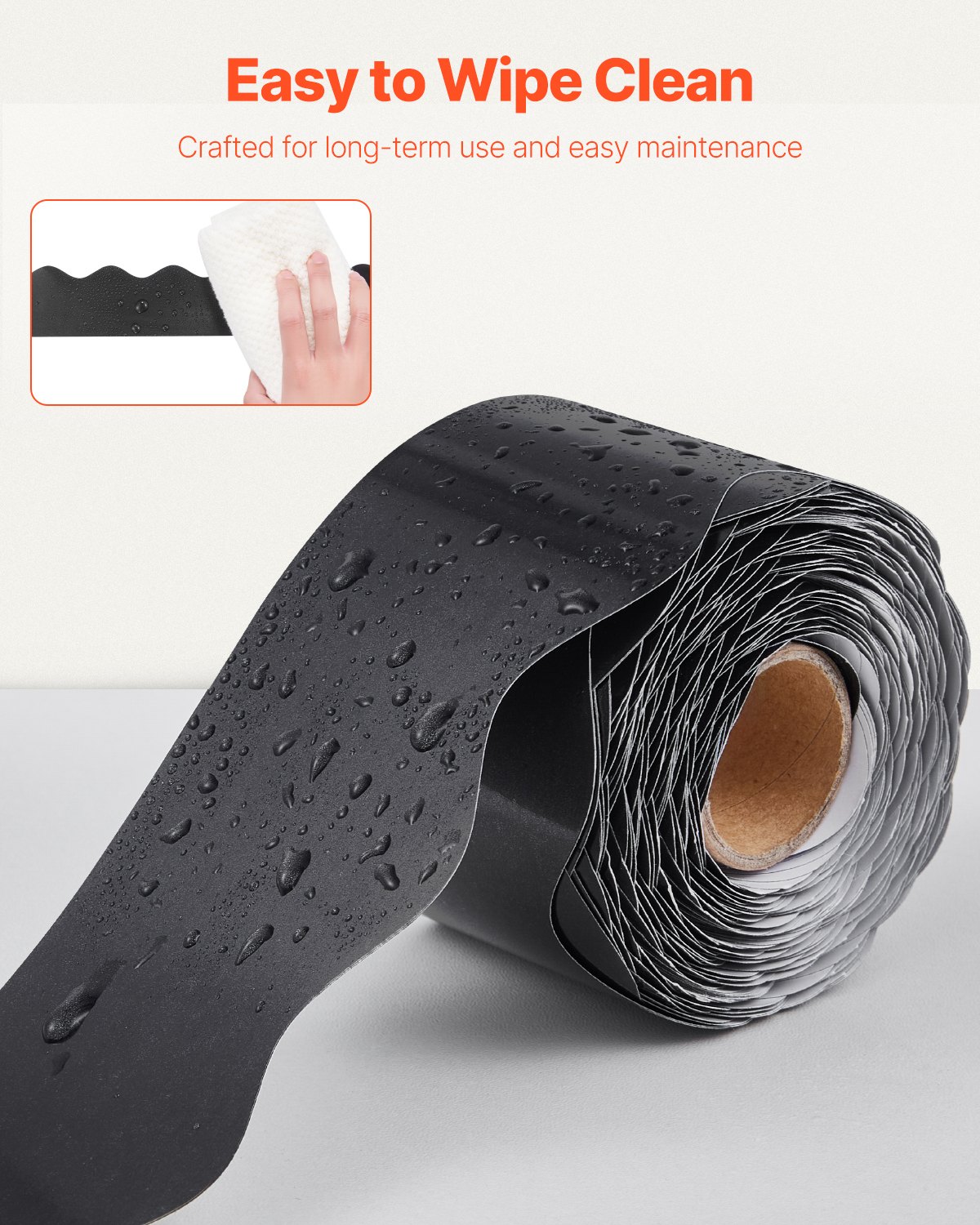 Bulletin Board Border 65.6 Feet Rolled Scalloped Border Trim For School Black thumbnail 1