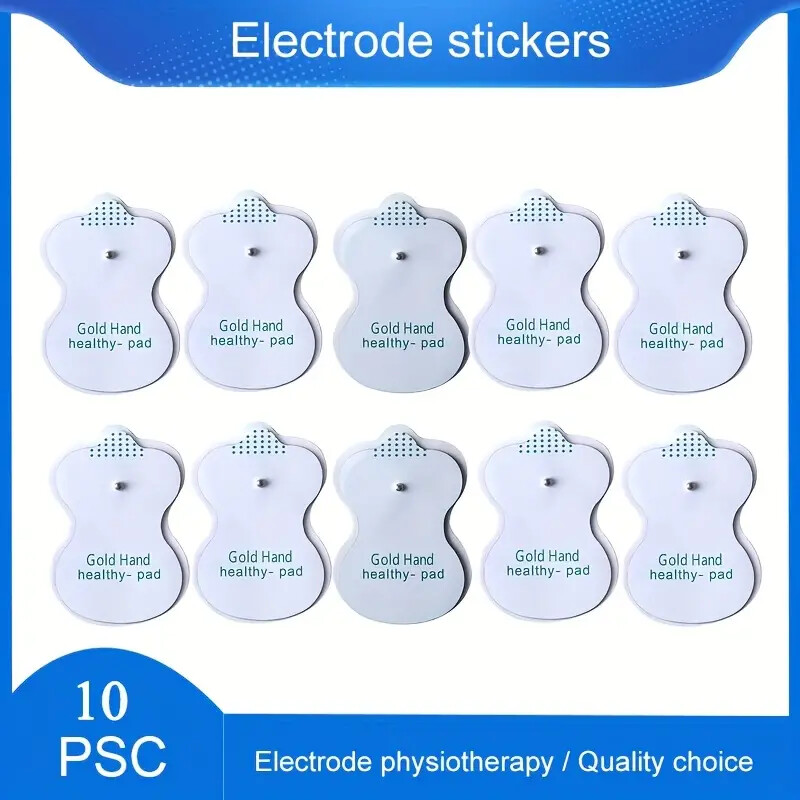 10Pcs Tens Machine Electrode Pads Replacement Massager Pad