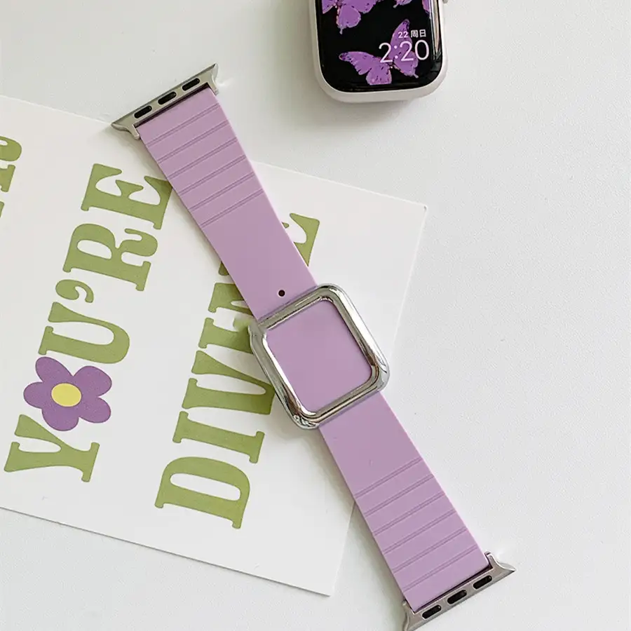 Starlight Color Magnetic Silicone Strap Sports Comfortable