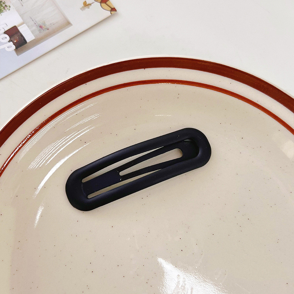 Women's Fashion Simple Square Solid Color Hair Clip
