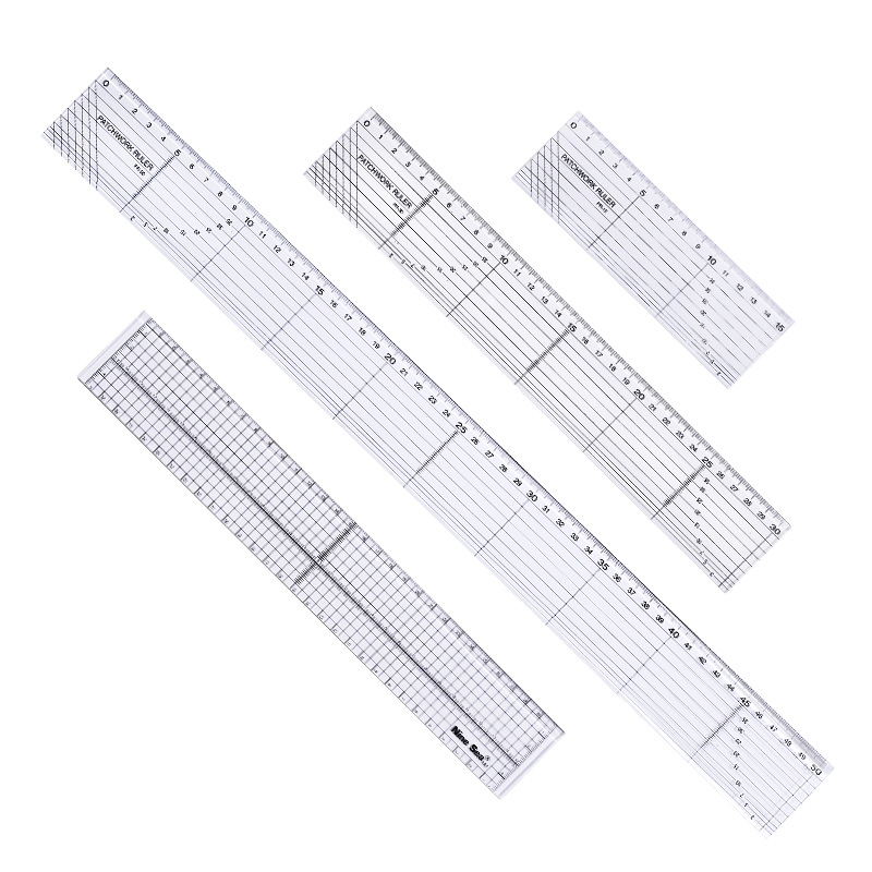 Title 1, 5X30 Transparent Plastic Color Ruler