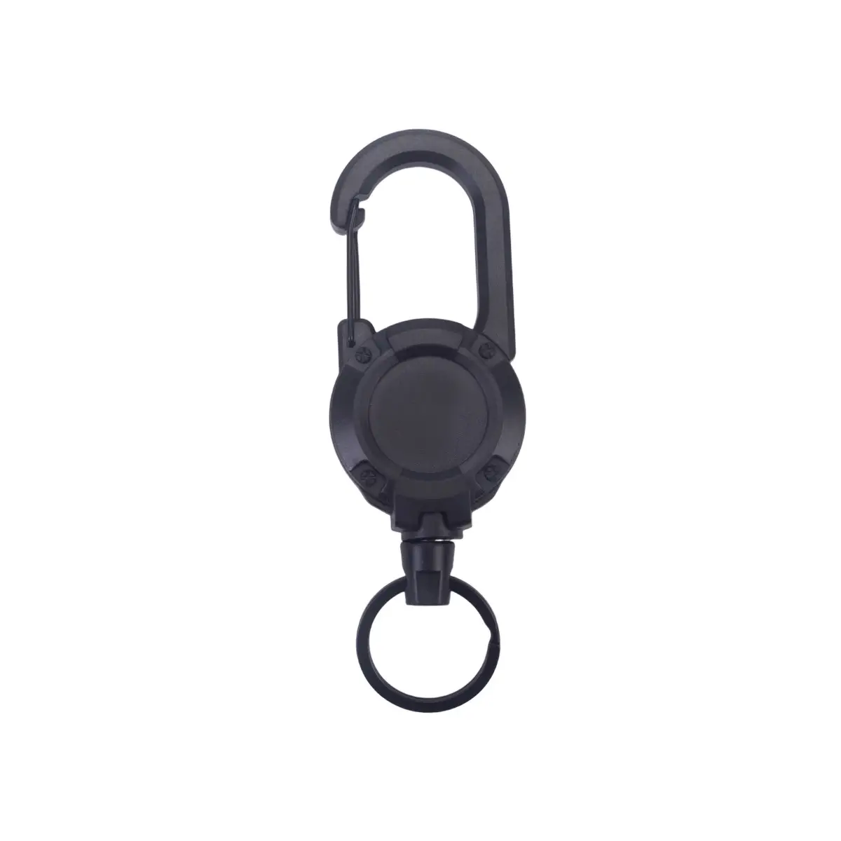 Outdoor Camping Tactical Easy-pull Buckle, Telescopic Buckle, Steel Wire Rope, Multi-functional Keychain, Camping Rebound, Anti-loss Rope, Easy-pull