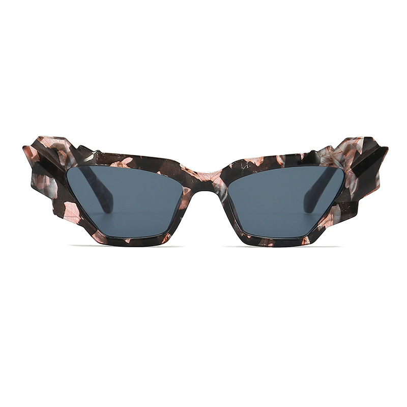 Women's Fashionable And Versatile Personality Irregular Glasses - Image 3