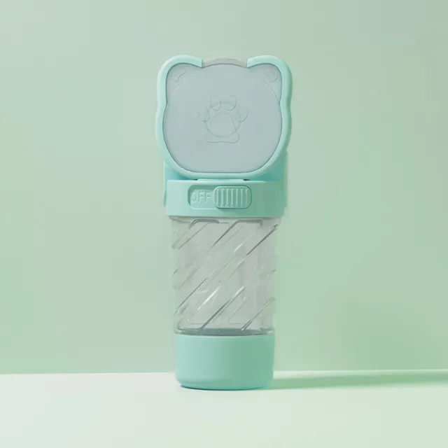 Three purpose Pet Water Cup With Garbage Box Green - Shop at LoveMi
