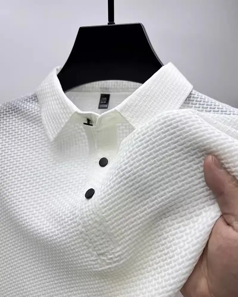 Shorts Lapel T-shirt Men's Short-sleeved Business Casual Polo Shirt