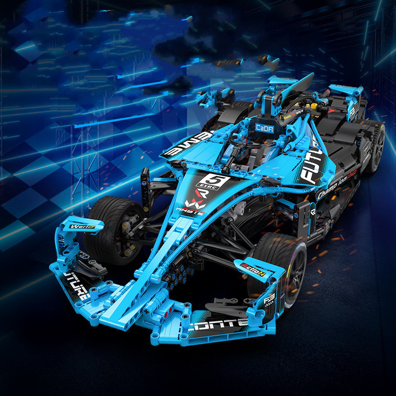Electric Formula Racing Building Blocks Toy