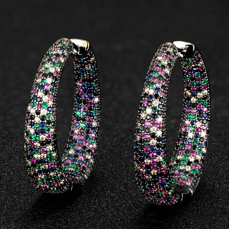 Halloween Large Retro Electroplating Earrings