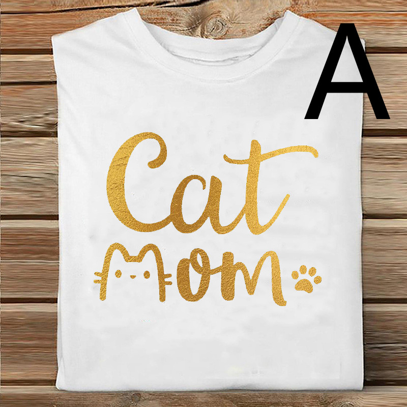 Women's Printed Casual Loose Round Neck T-shirt