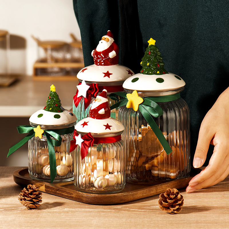 Candy sealed jar snack storage box storage jar biscuit nut