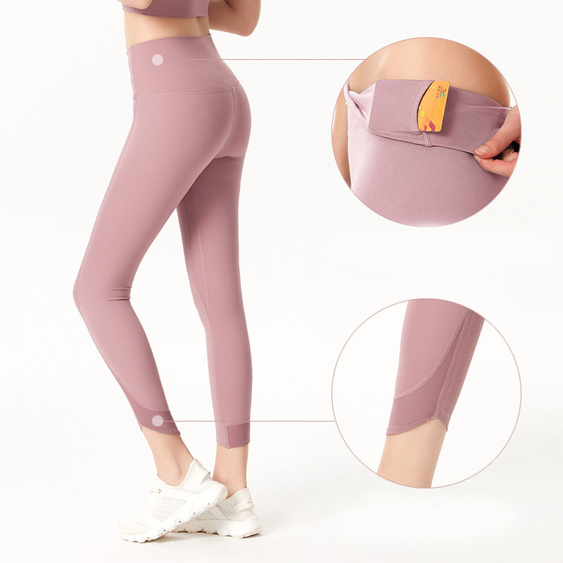 Title 4, Ladies High-Waisted Peach Hips Leggings Breatha...