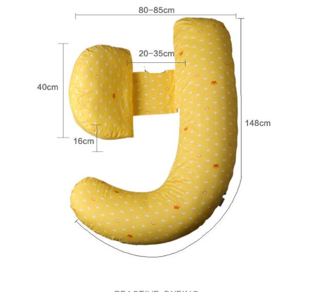 Multifunctional Pregnant Women's Waist Protector Side Sleeping F Type Pillow