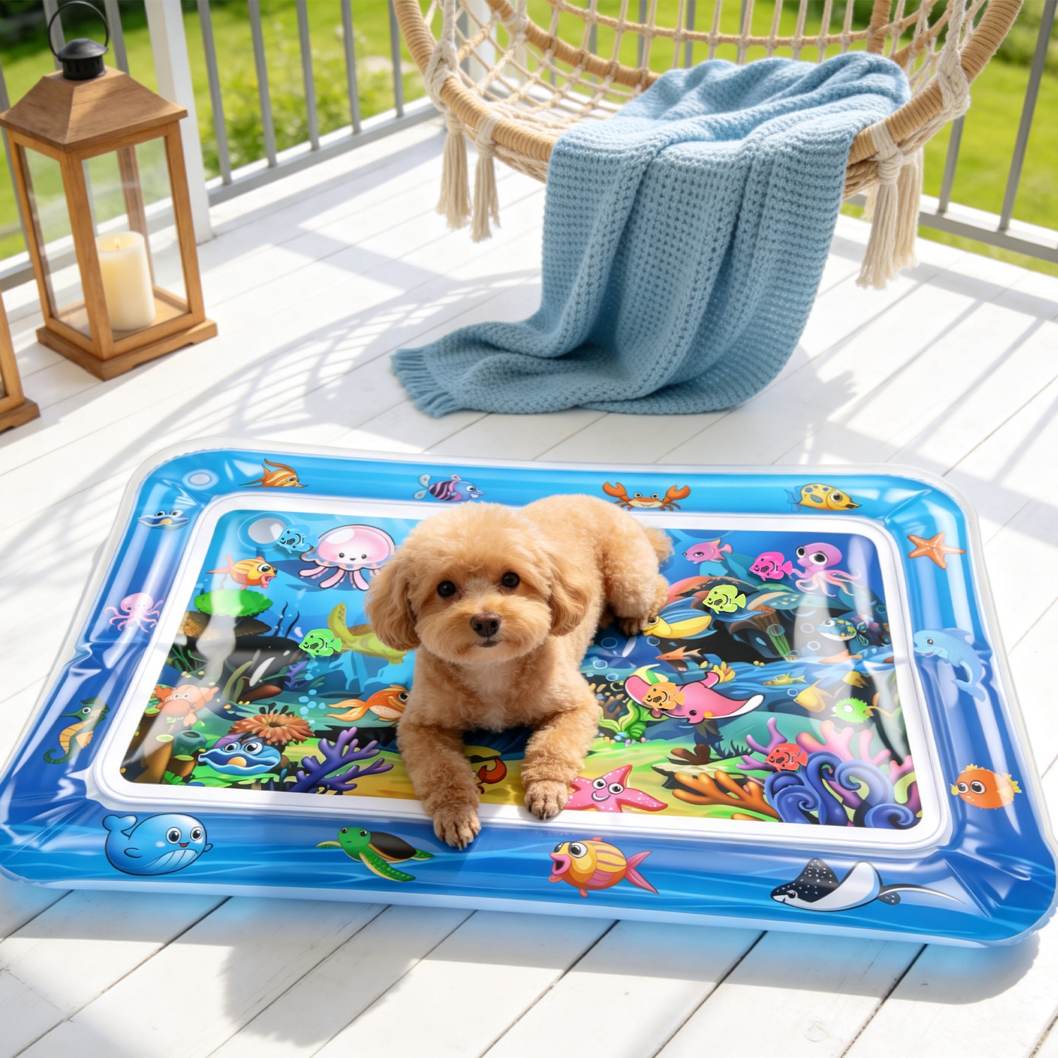 Cat Water Mat Interactive Sensory Play Mat