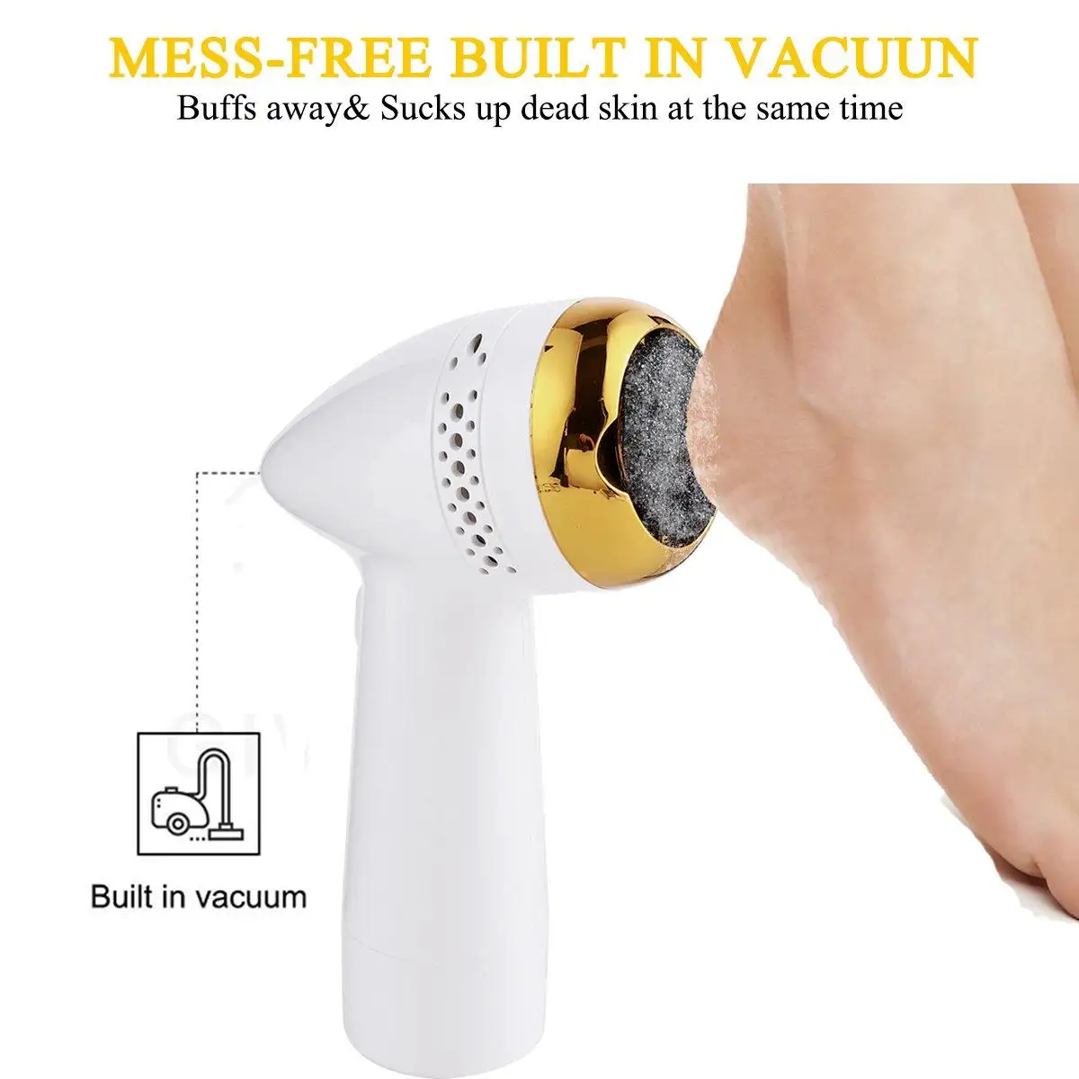 Electric Foot Polisher With Vacuum Cleaning Function