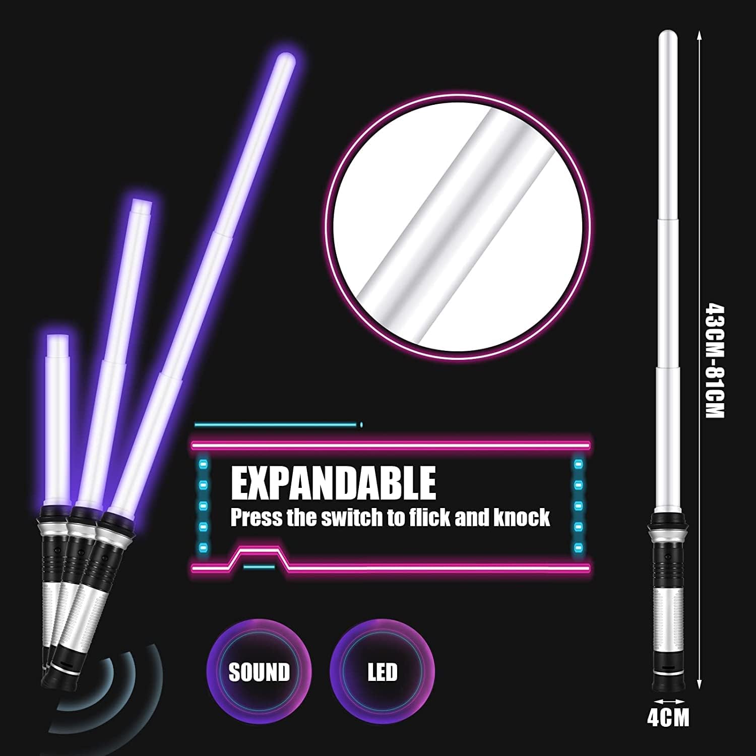 lightsaber-kids-2-pack-led-light-up-saber-with-sound-retractable-7-colors-light-saber-sword-for-boys-kids-party-favors