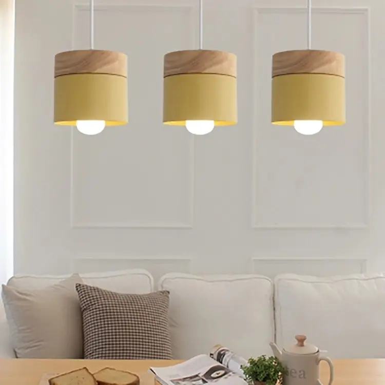 Nordic Creative Restaurant Lamp Makaron Modern Iron