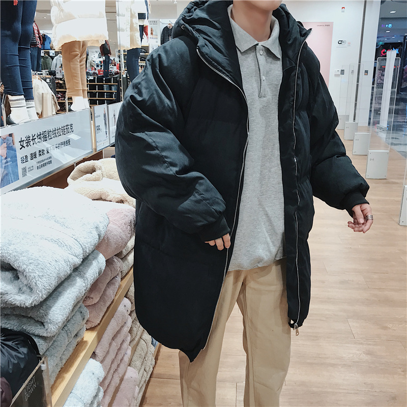 Medium And Long Work Coat Net Red Loose Hip-hop Padded Jacket