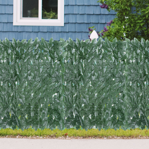 3 M Artificial Hedge Fake Ivy Leaf Garden Fence Privacy Screening Roll Wall — image 3