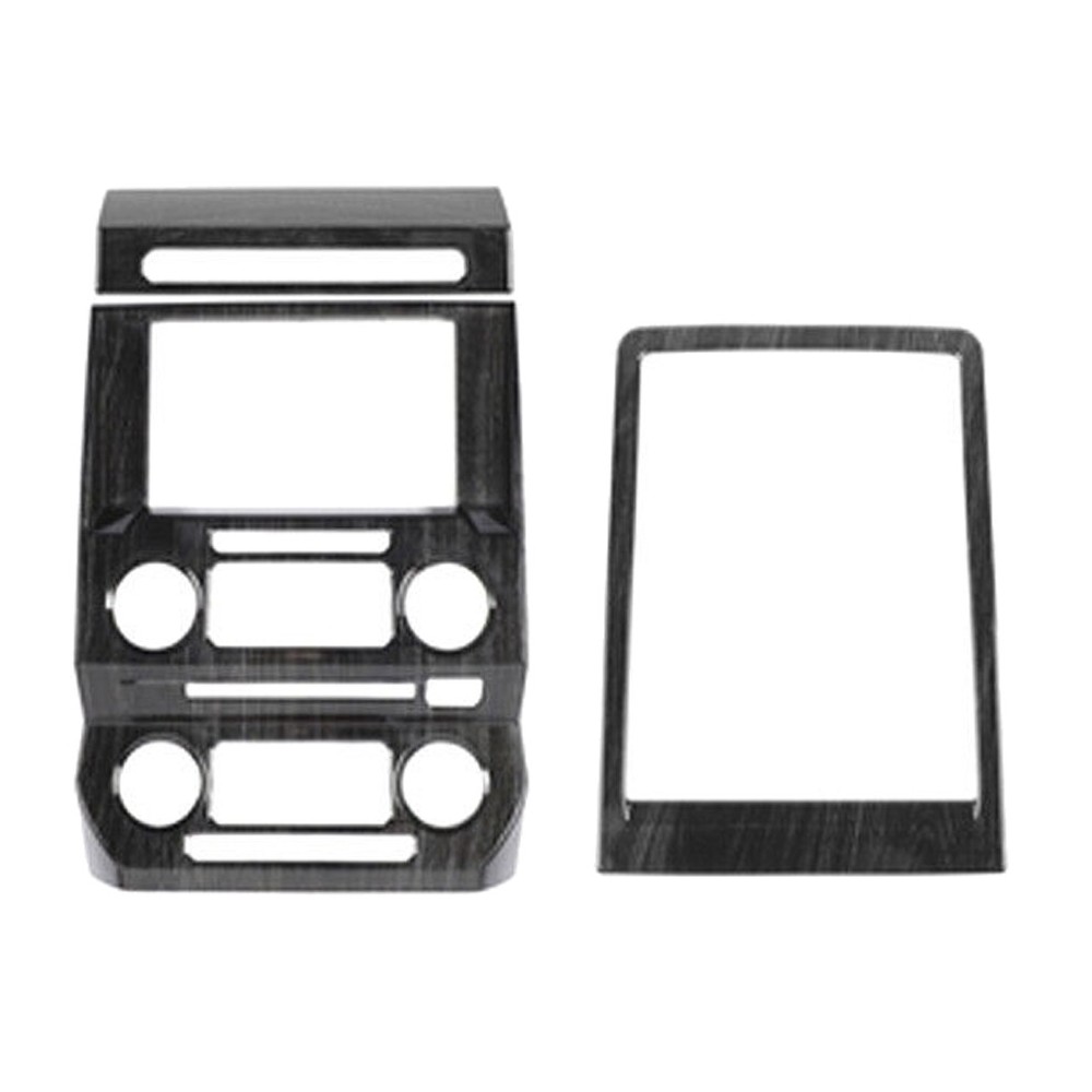 Black Wood Grain - Center Console Dashboard Panel Cover Trims — foto 2