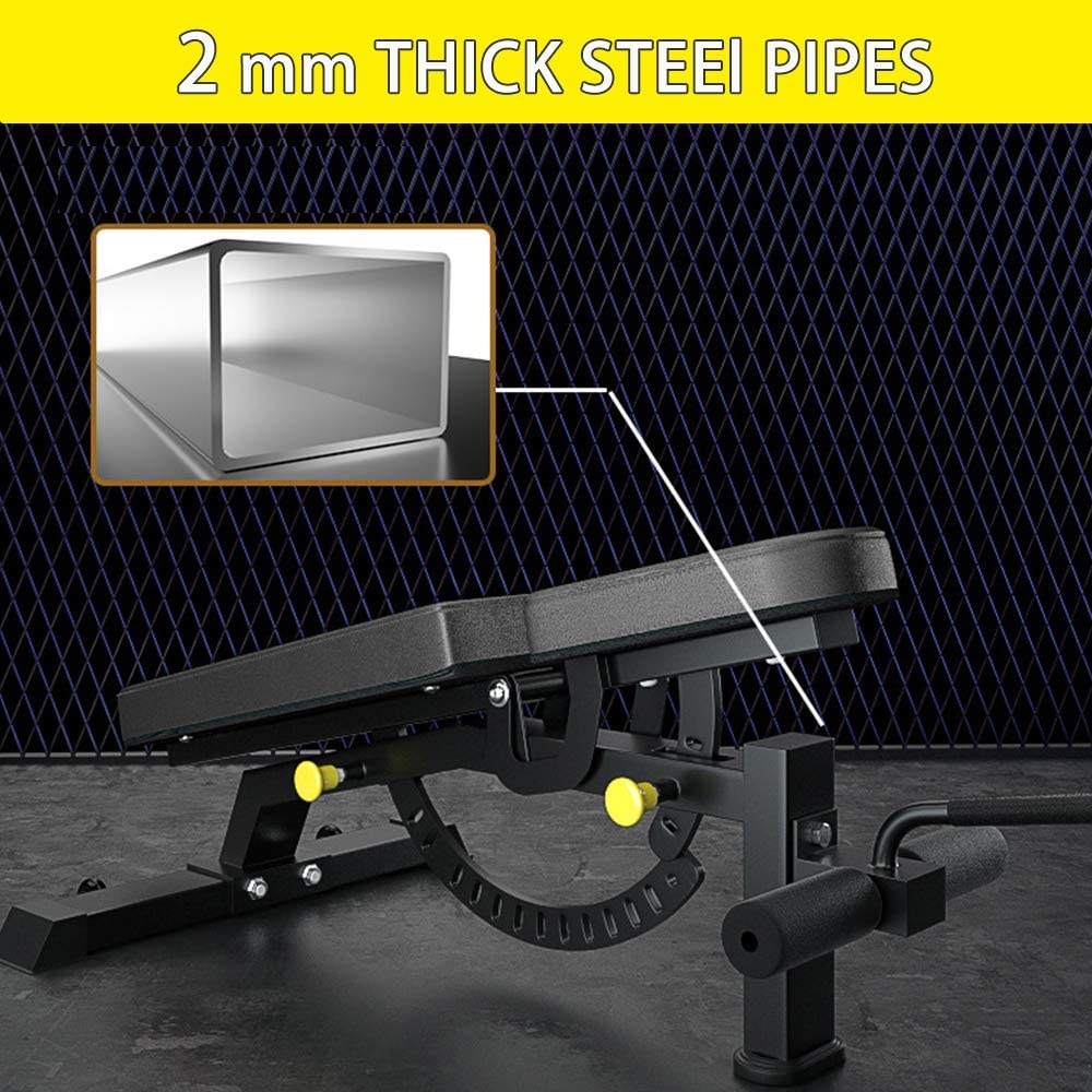 Adjustable Strength Training Bench Press Home Full Body Workout Foldable Weight Benches Gym Multi-functional Fitness Dumbbell Chair — foto 11