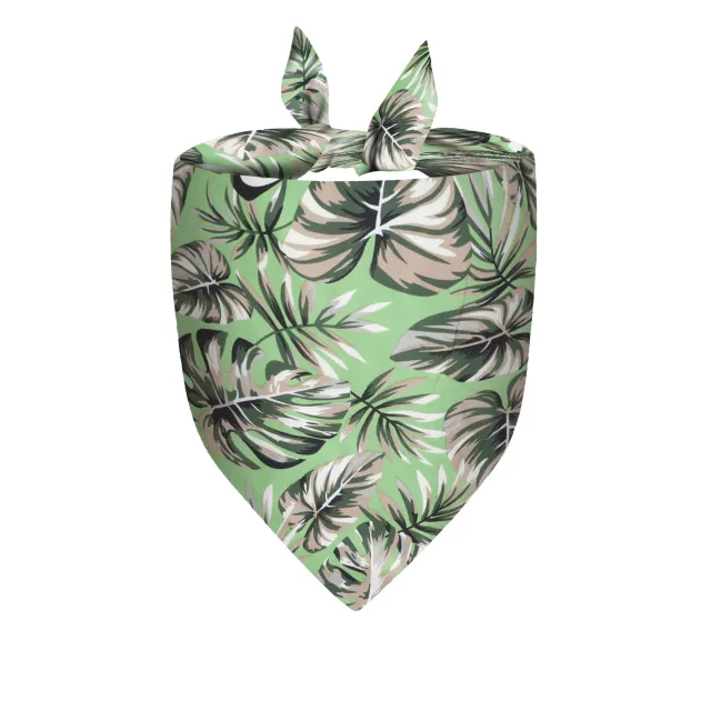 Pet Summer Triangle Scarf Hawaiian Cat And Dog Green - Shop at LoveMi