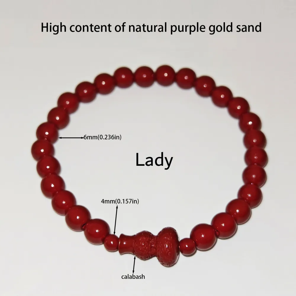 7 Styles Of Cinnabar Bracelets 8mm And 6MM