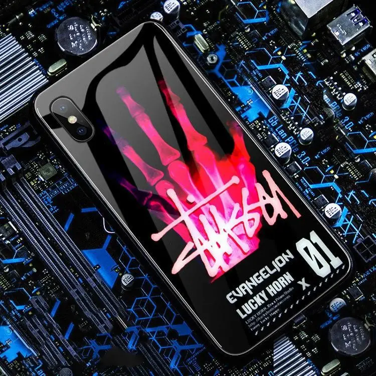 Incoming Light Emitting Glass Phone Case