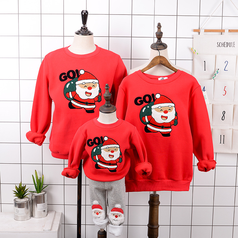 Parent-child Plus Cashmere Round Neck Sweater