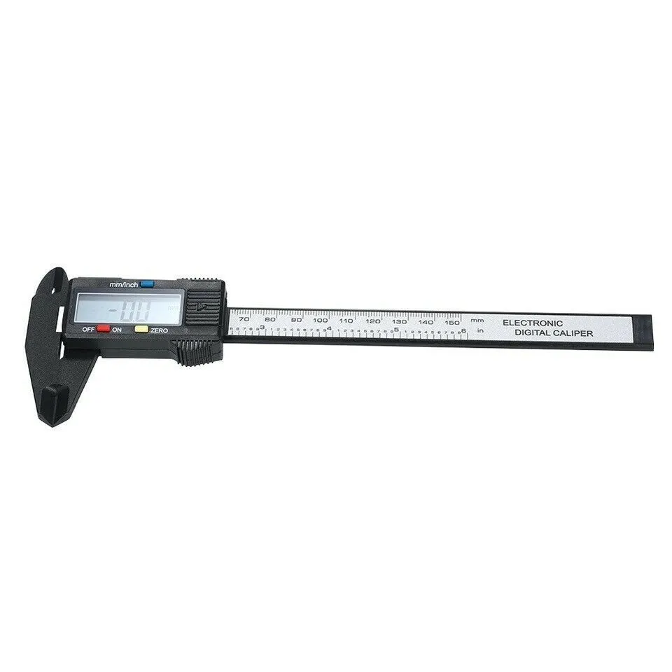 Carbin Fiber Electronic Digital Vernier Caliper Micrometer Guage LCD 6 150mm – image 5