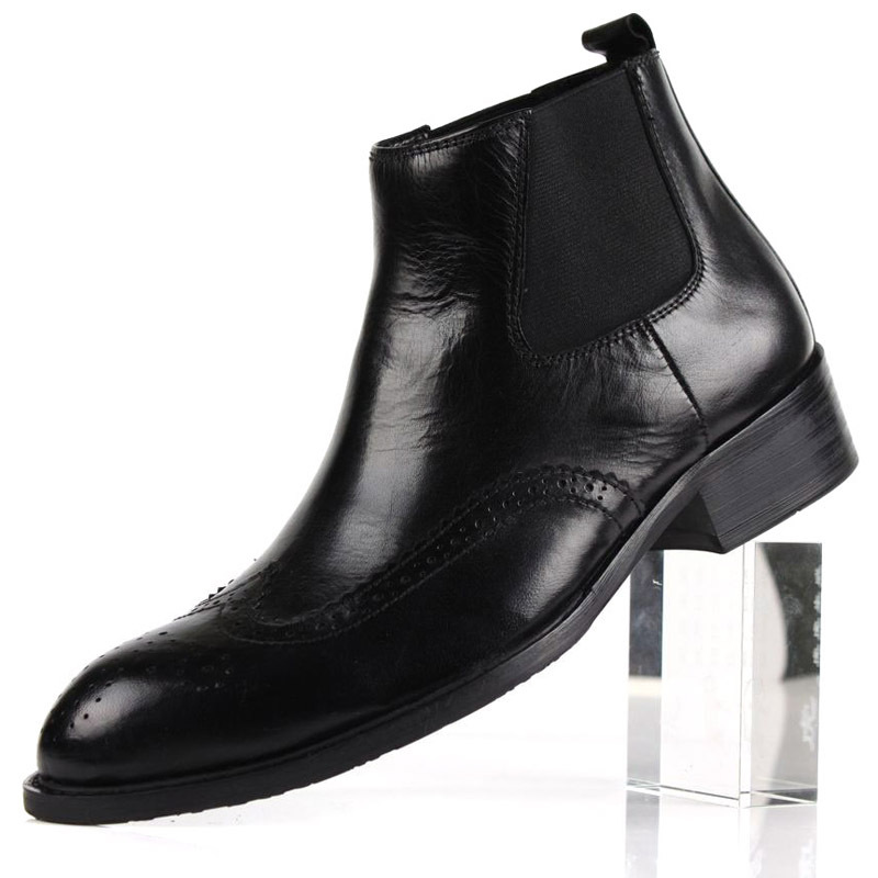 Pointed Toe Style Really Comfortable Cowhide Boots