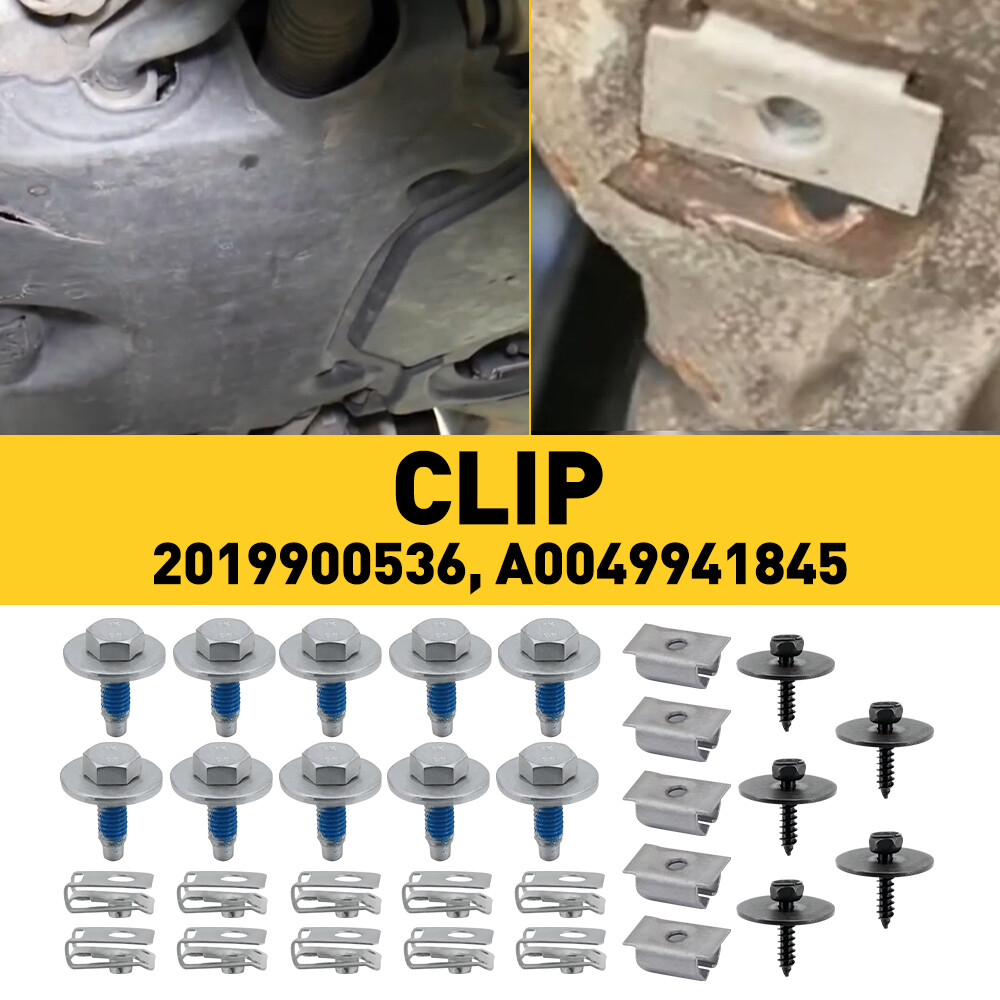 30X FOR MERCEDES-BENZ ENGINE UNDERTRAY CLIPS SCREW UNDER COVER SPLASHGUARD Bolts — image 3