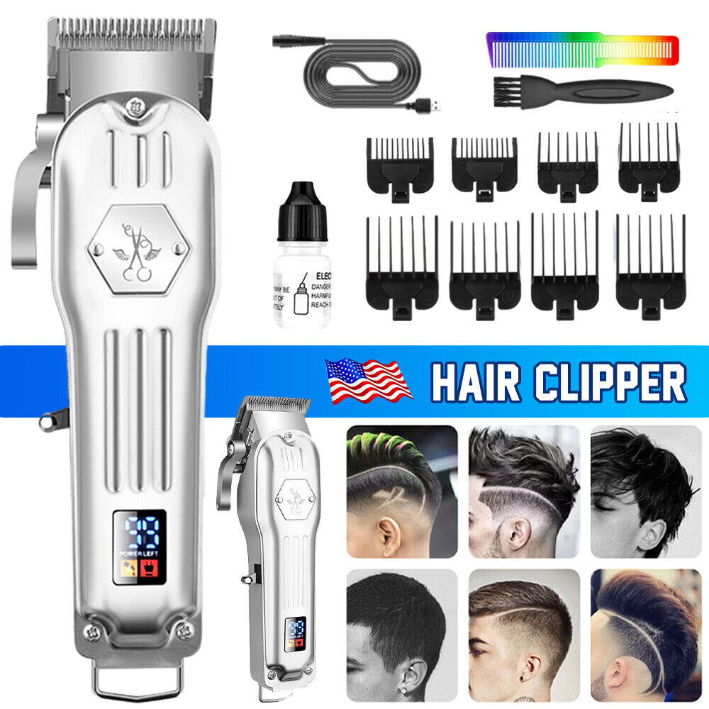 Professional Hair Clippers Cordless Trimmer Beard Cutting Machine Barber Best Gift