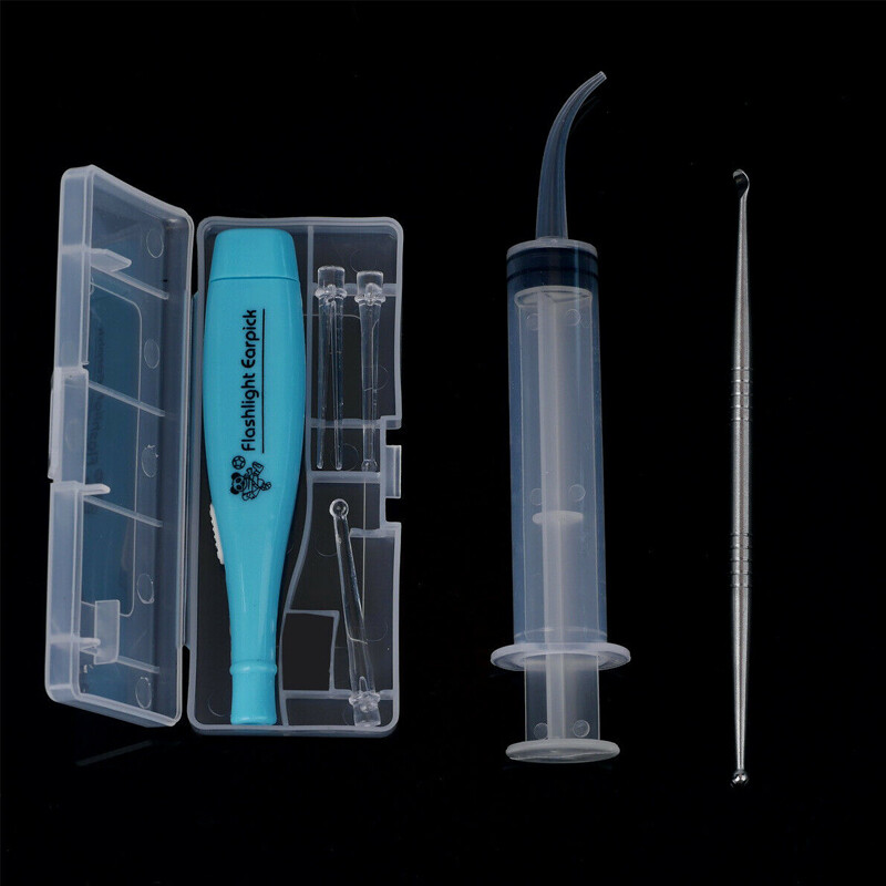 Tonsil Stone Extractor & LED Earwax Removal Tool Kit Oral Care Ear Pick Remover