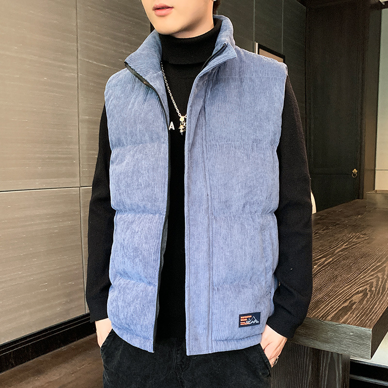 Fashionable Men's Jacket Short Waistcoat Warm Vest