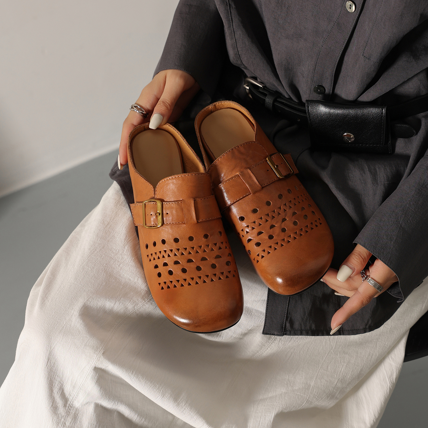 WOMEN HANDCRAFTED WASHED FULL
