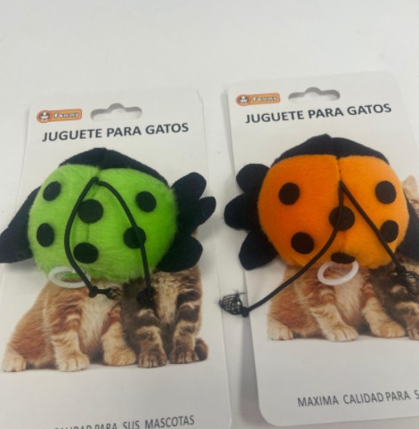 Cat Toy Electric Seven star Ladybug Orange - Shop at LoveMi