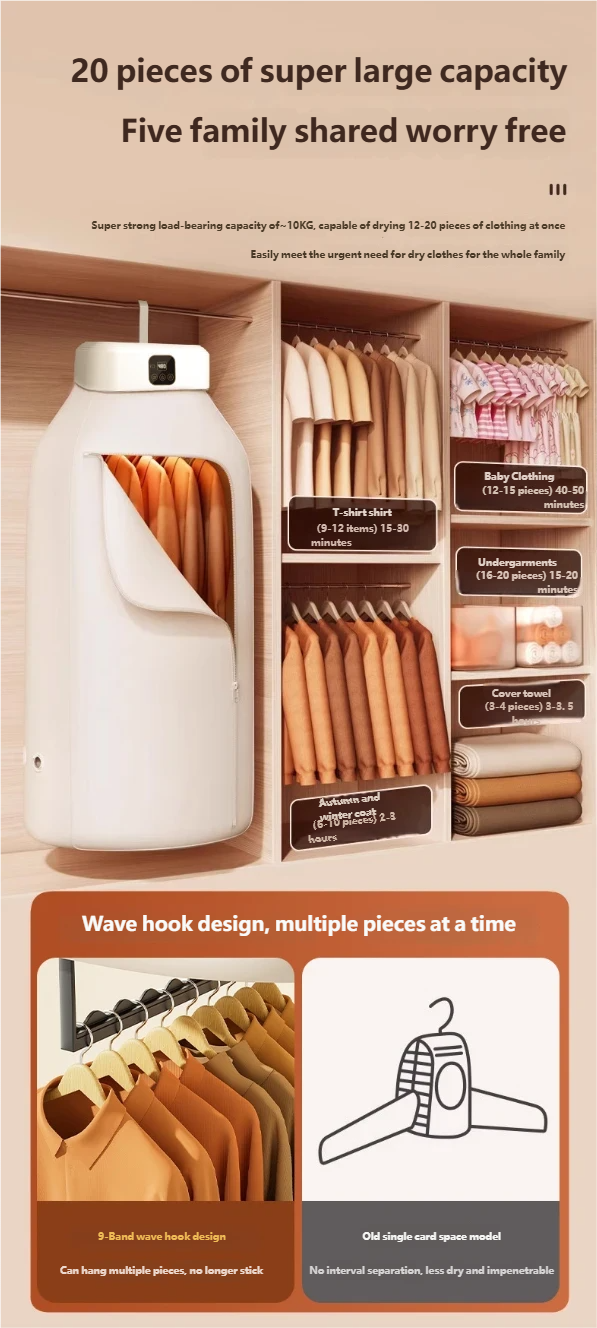 Smart Folding Clothes Dryer