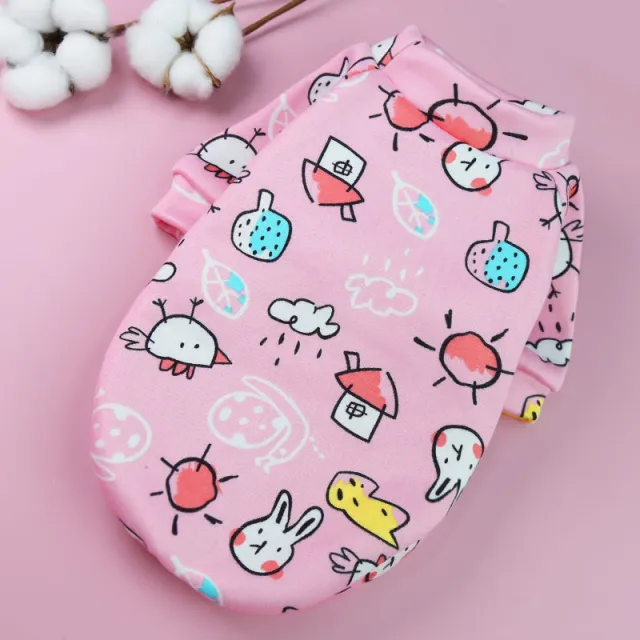 Printed Cartoon Pet Clothes Plus Velvet Two legged Sweater Foundation Bird - Shop at LoveMi