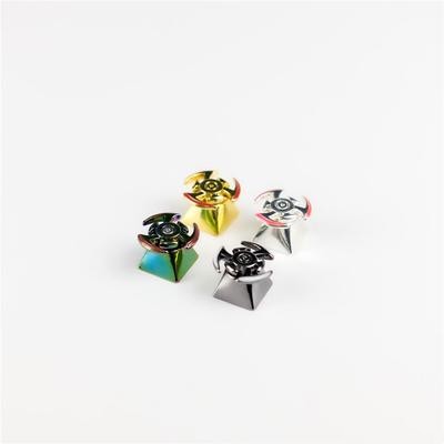 Diy Keycap Single Gyro Metal Keycap Mechanical Keyboard Cross Shaft Universal Single