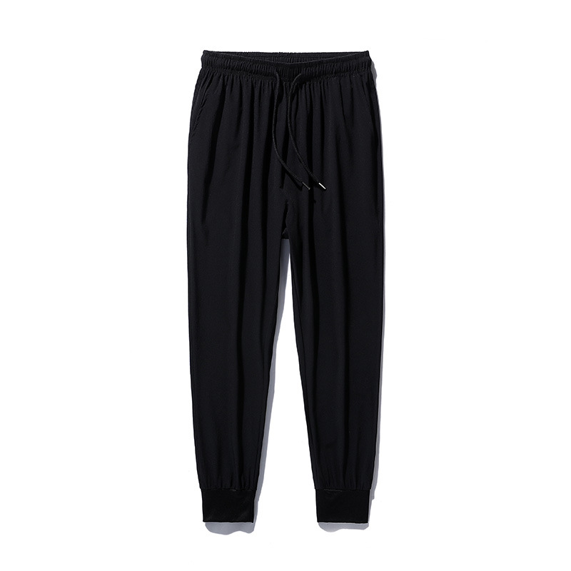 Slim-fit Small Feet Cropped Casual Sports Trousers