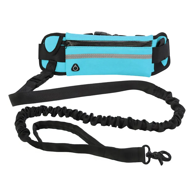 Hands Free Dog Leash Pet Walking And Training Belt With Shock Absorbing Bungee Leash For Up To 180lbs Large Dogs Phone Pocket And Water Bottle Holder – image 7
