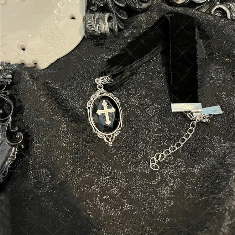 Women's Cross Rock Collarbone Chain Accessory Collar