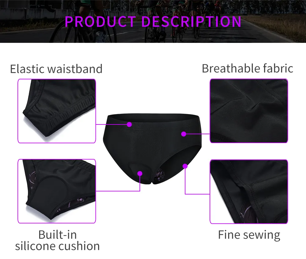 Title 12, 3D Thickened Silicone Underwear For Women