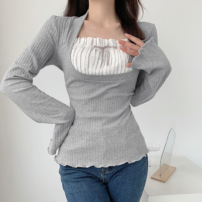 Title 12, Womens Fashion Square Collar Top featuring Col...