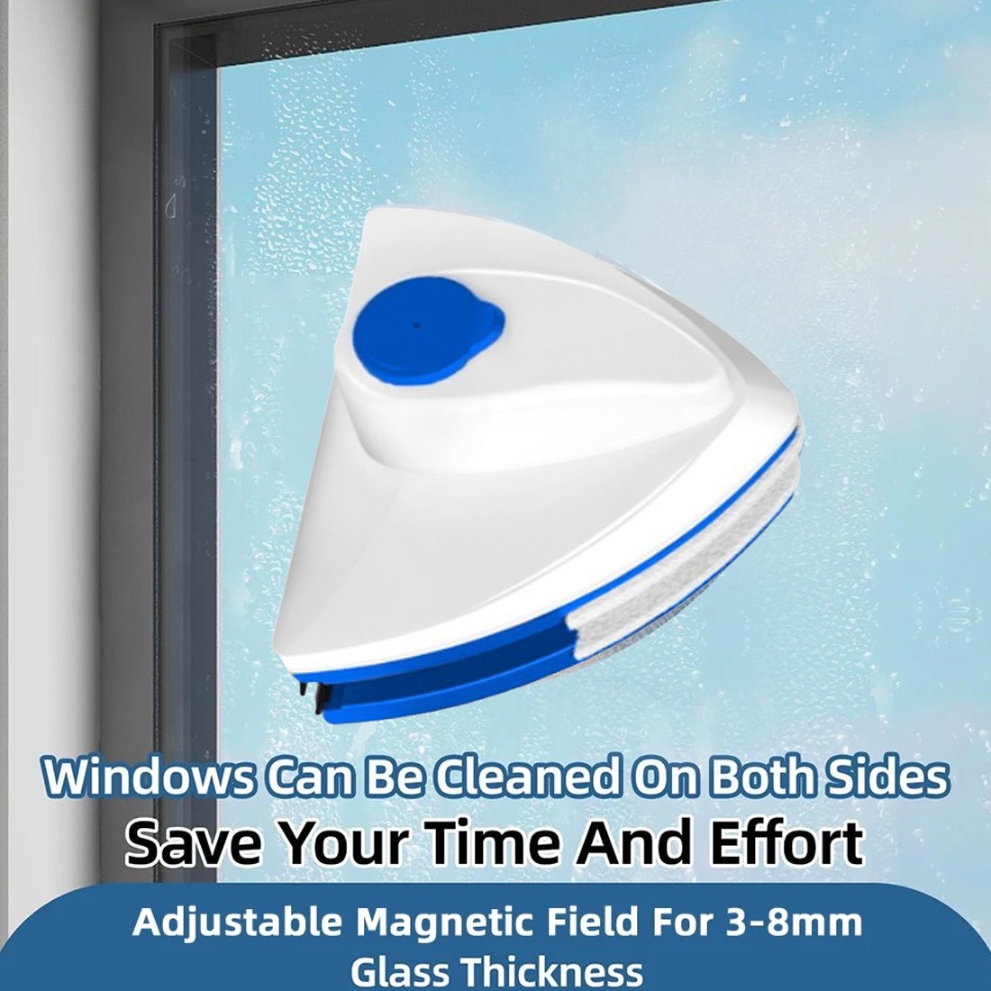 Magnetic Window Cleaner Double Sided Indoor Outside Glass Magnet Washer — image 4