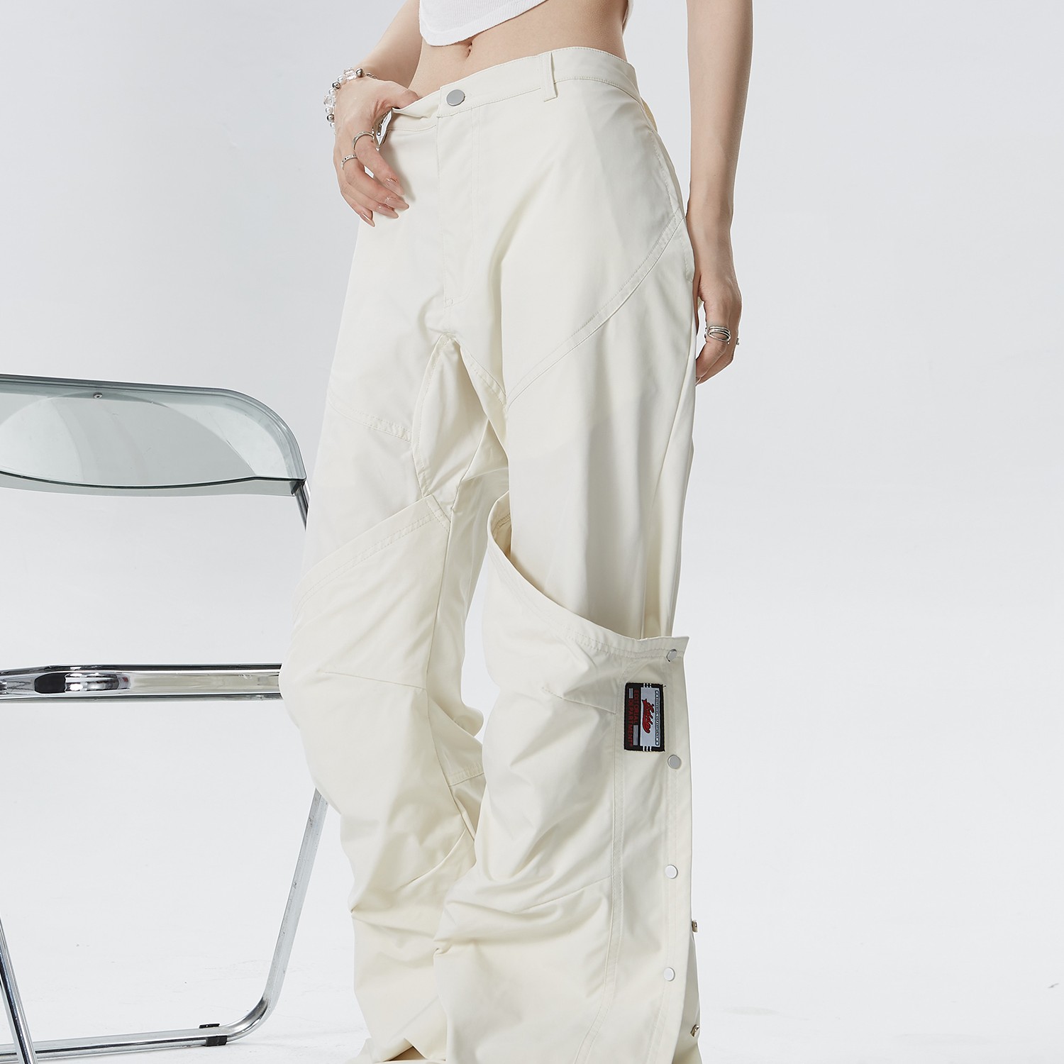 Women's Detachable Breasted Overalls