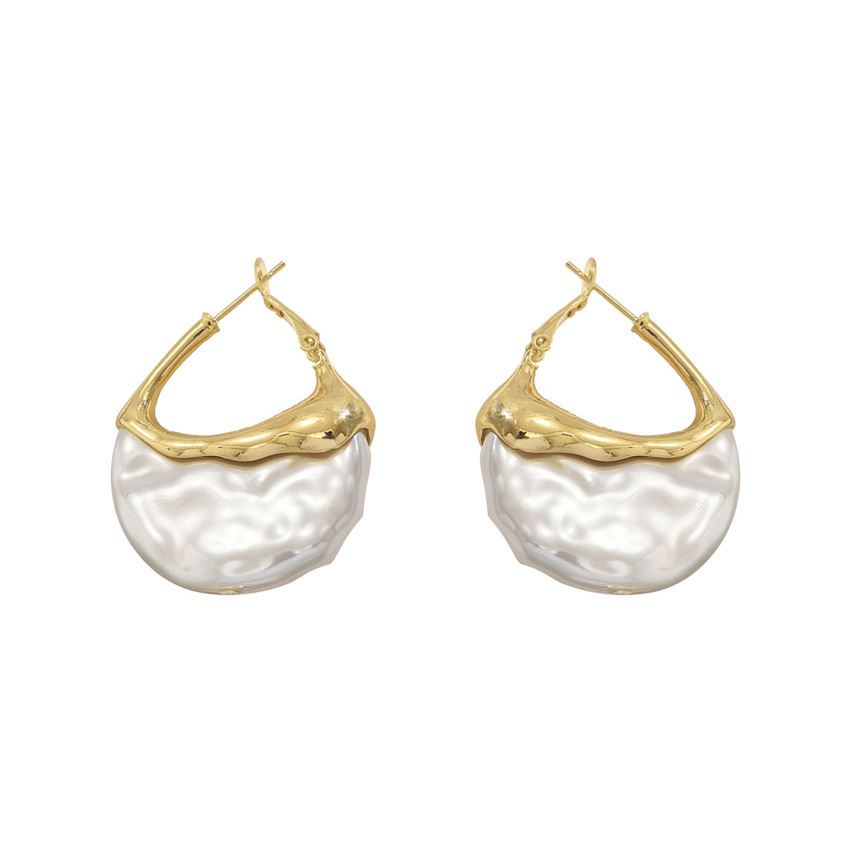 Cross-Border Fashion European American Jewelry, Niche Light Luxury Earrings Inlaid Pearls, Elegant Versatile Premium Ear Jewelry For Women