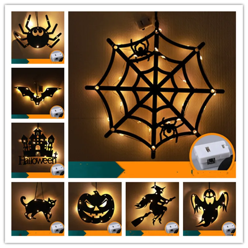 Halloween LED Decorative Lights Luminescent Spider Listing Home Decor Lamp – image 10
