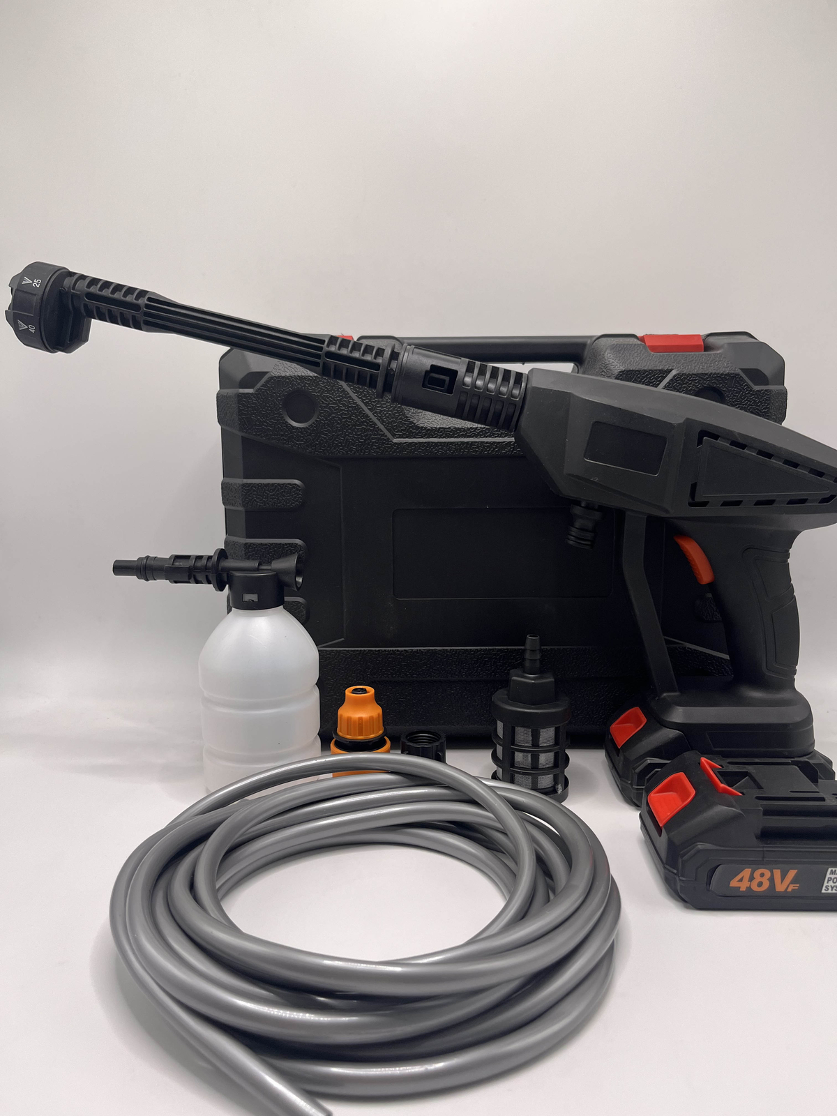 2 Battery Cordless Car Washer W Box High Pressure Cleaner Gun Jet Water — image 5